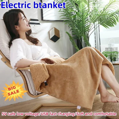 Electric Blanket 5V Safety Low Voltage USB Rechargeable Electric