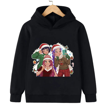 Merry Christmas! Witch Hunt Girls and boys hooded sweatshirts