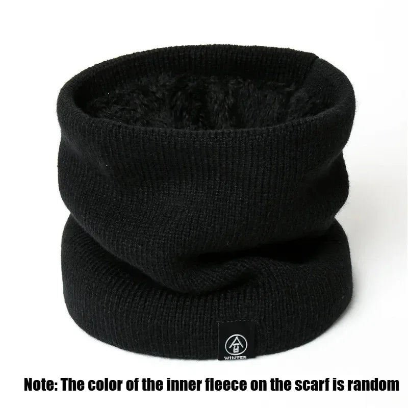 Fleece Neck Gaiter Windproof Warm Face Scarf for Men Women