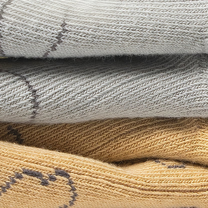 5 Pairs of Baby Floor Socks with Cartoon Animal Bear Pattern