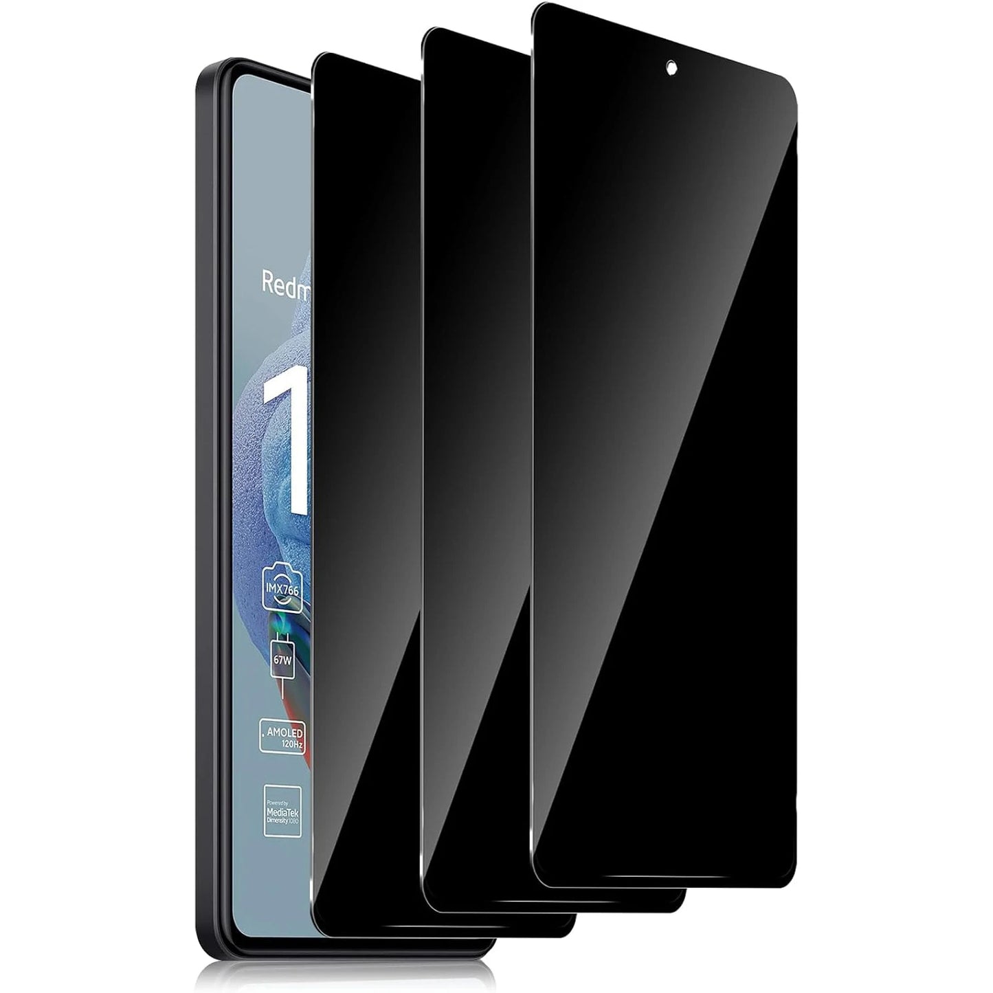 Anti Spy Screen Protector For Xiaomi Redmi Note 12 /12 Pro