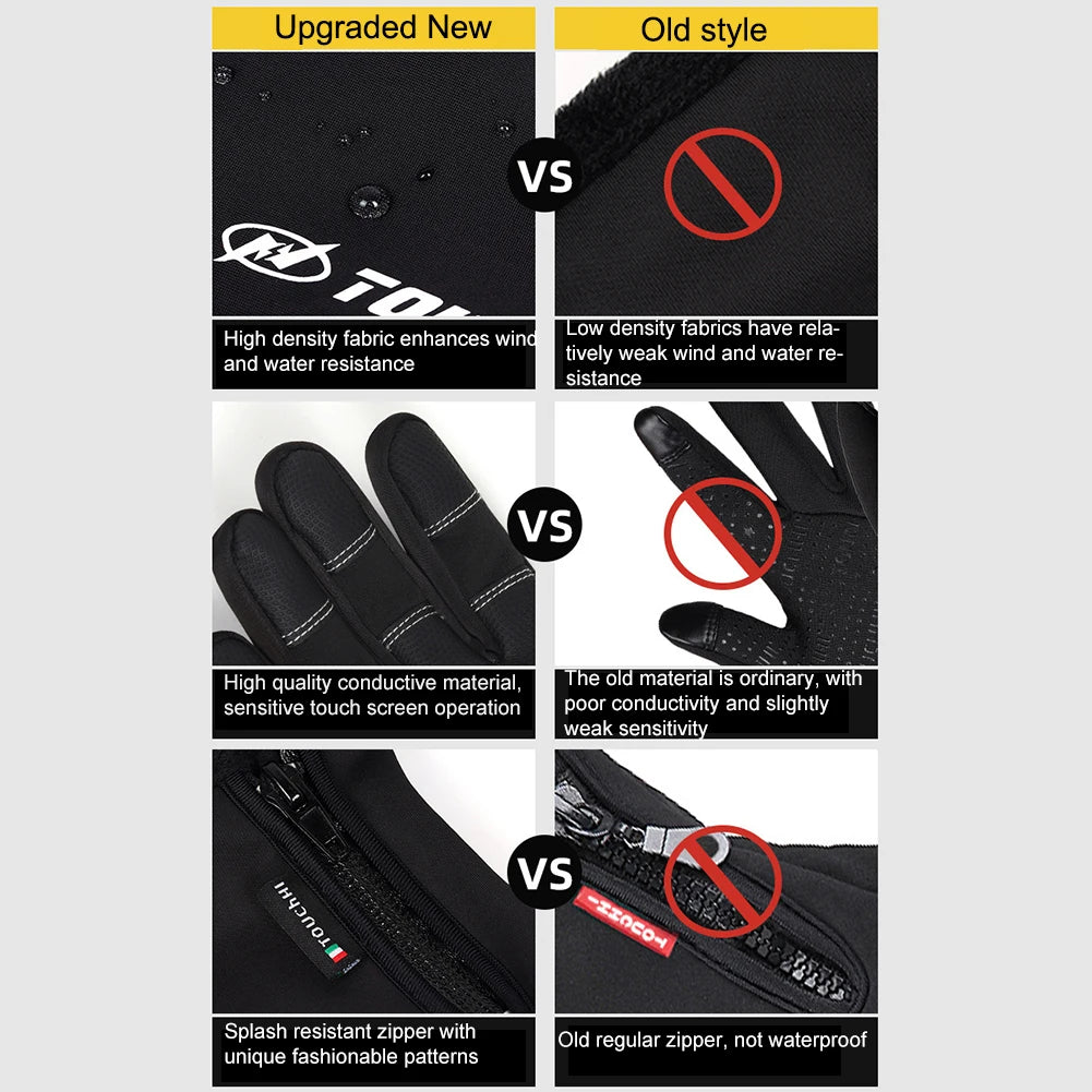 Heated Gloves Eletric Thermal Heat Gloves Winter Warm Skiing