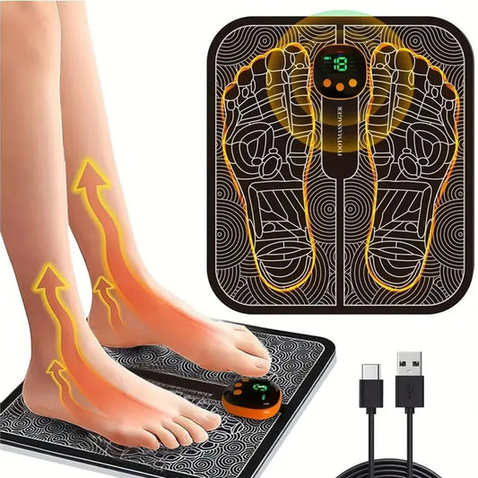 EMS Foot Massager for Muscle Relaxation,LCD Display Screen
