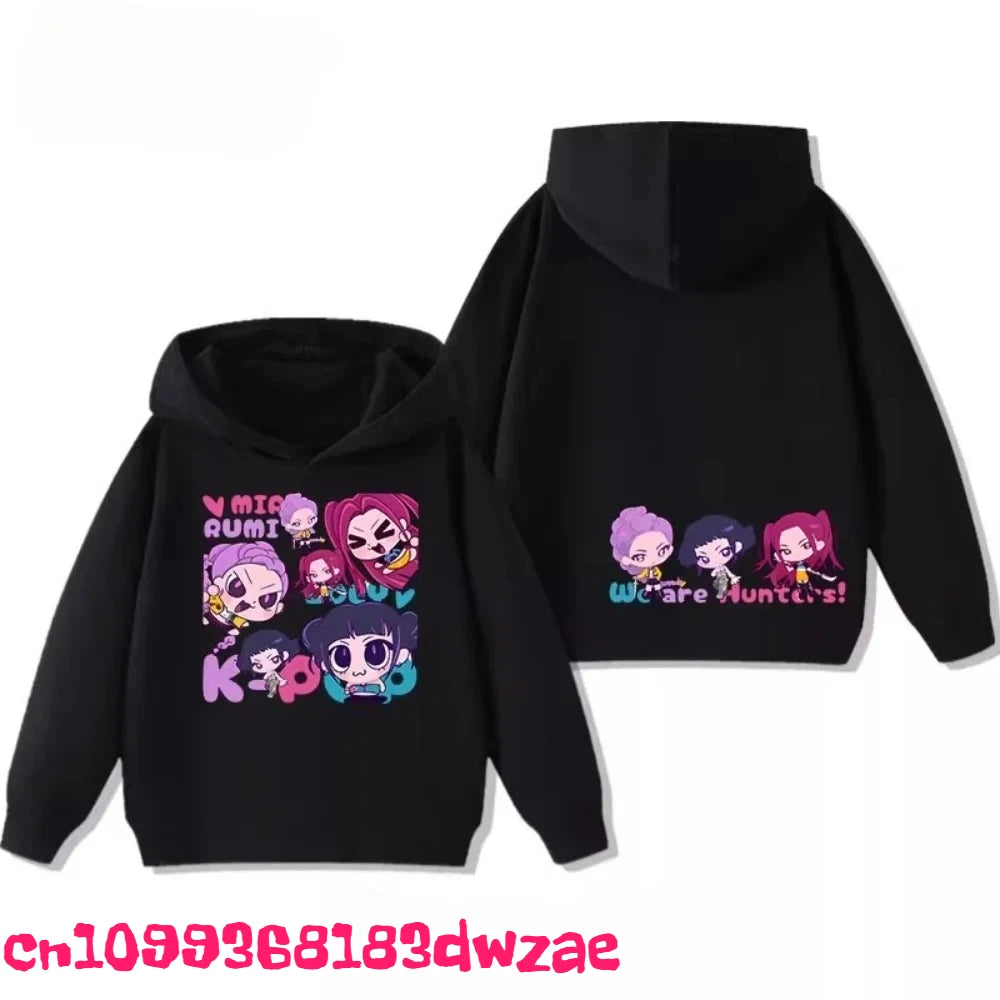 Korean Popular Kpop Demon Hunter Children's Sweatshirt Boys