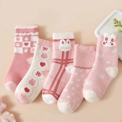 Children's Socks Cute Bunny Thickened Girls' Socks Woolen