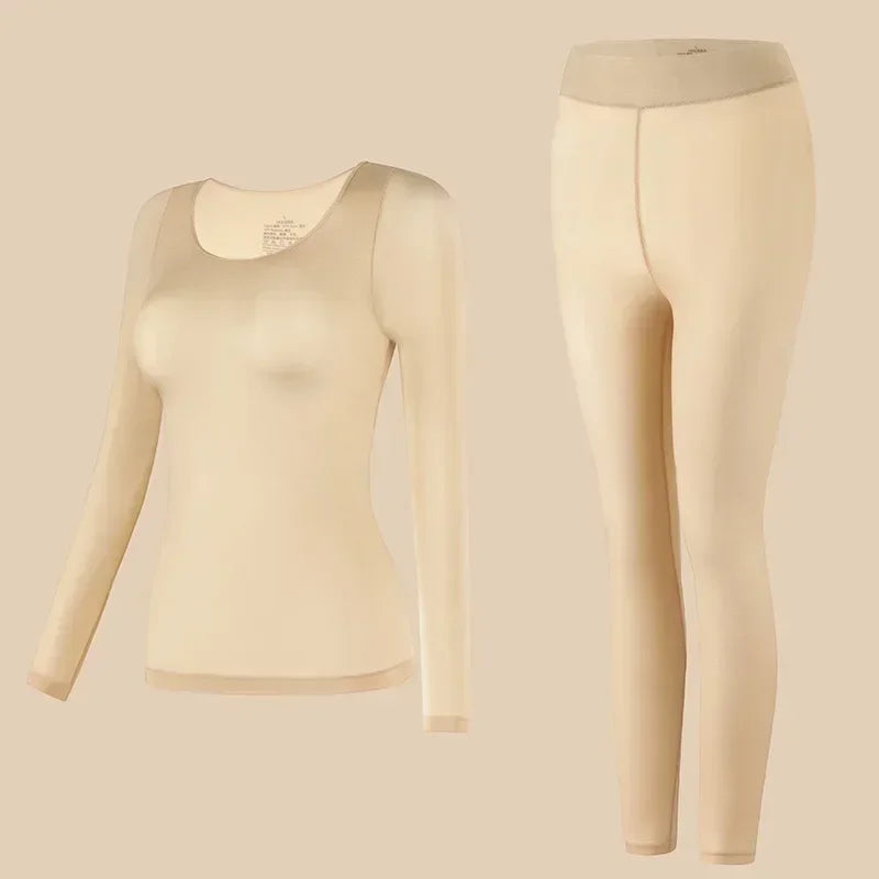 New Women's Thermal Underwear Set De Velvet Grinding