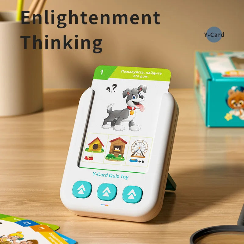 Children's Early Learning English Plug-in Cards Cognitive Voice