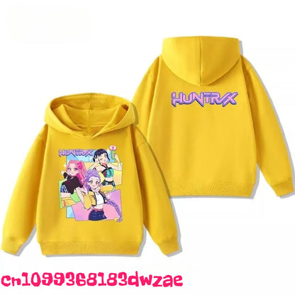 Korean Popular Kpop Demon Hunter Children's Sweatshirt Boys