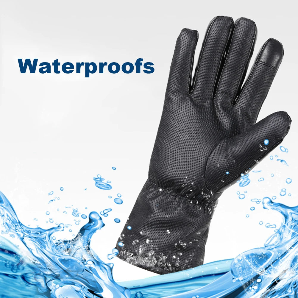 Winter Gloves Rechargeable Heating Gloves Outdoor Riding Skiing