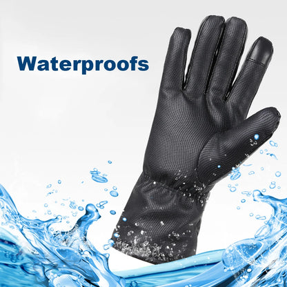 Winter Gloves Rechargeable Heating Gloves Outdoor Riding Skiing
