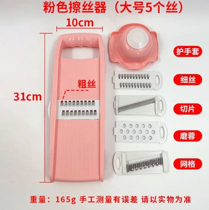 5 in 1 Multi-Functional Vegetable Chopper Onion Chopper Food Chopper Kitchen Mandoline Slicer Veggie Dicer Cutter