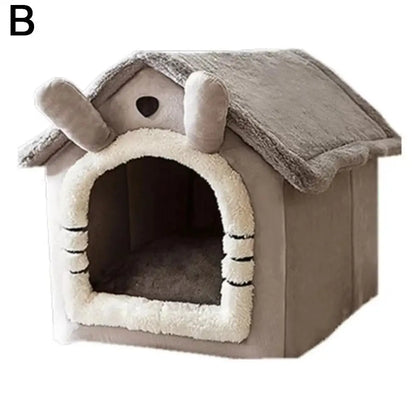 Thickened Pet Warm House Cat And Dog House Winter Warm Universal