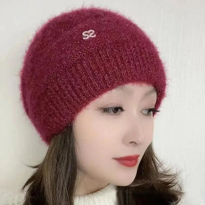 New Women Winter Hat Warm Ear Protection Knit Hats Thicken