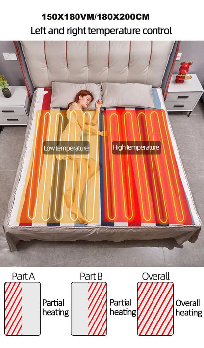 Electric Blanket Heater Manta Electrica Smart Control Heated