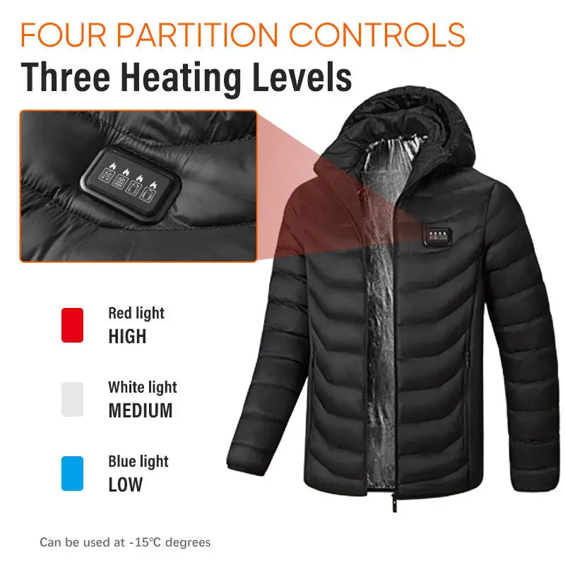 Areas Heated Jacket Men's Self Heating Jacket Winter Heated