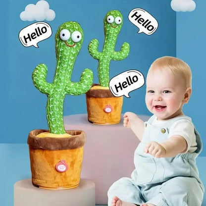 A Talking Cactus Toy That Can Be Charged Recorded and Repeated