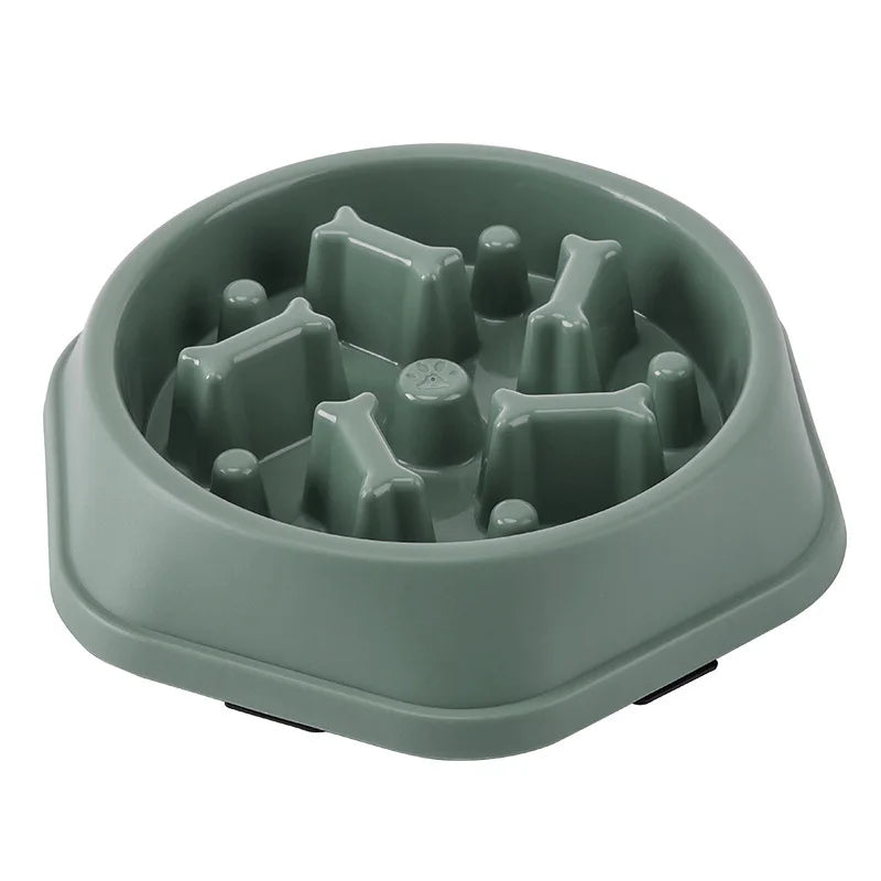 Slow Feeder Dog Bowl Anti-choking Puppy Food Bowl Anti-slip