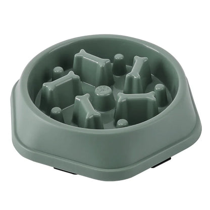 Slow Feeder Dog Bowl Anti-choking Puppy Food Bowl Anti-slip