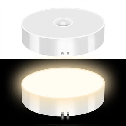 Motion Sensor LED Night Light USB Rechargeable Night Lamp