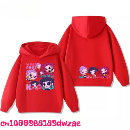 Korean Popular Kpop Demon Hunter Children's Sweatshirt Boys