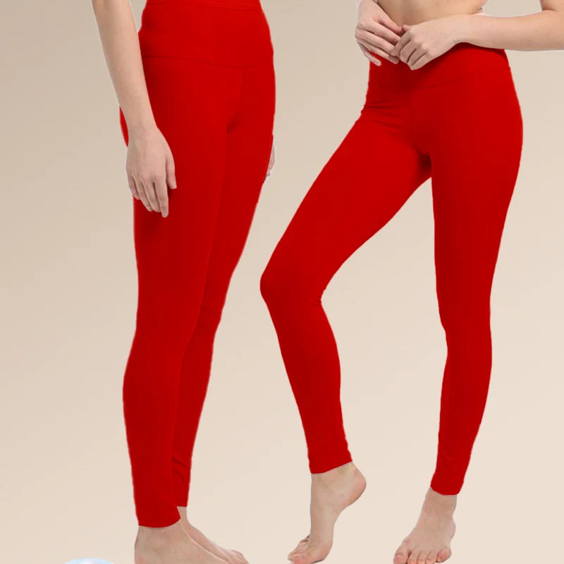 Warm Autumn Trousers for Women, Tight-Fitting Cotton Trousers
