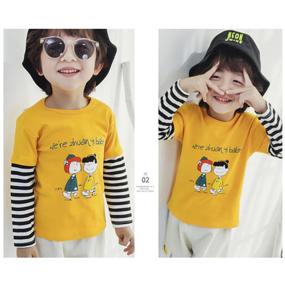 Baby Clothing Autumn Winter Cotton Print Sweatshirt