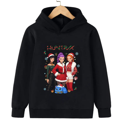 Merry Christmas! Witch Hunt Girls and boys hooded sweatshirts