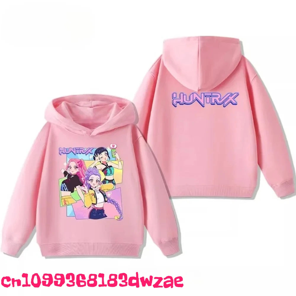 Korean Popular Kpop Demon Hunter Children's Sweatshirt Boys