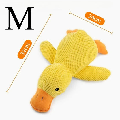 Plush Companion Sleeping Duck Dog Toys for Small Large