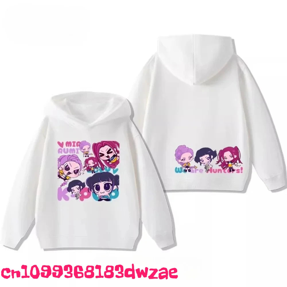 Korean Popular Kpop Demon Hunter Children's Sweatshirt Boys