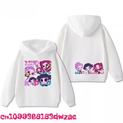 Korean Popular Kpop Demon Hunter Children's Sweatshirt Boys