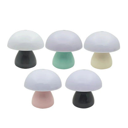 Mushroom Led Table Lamp Charging Touch Desk Coffee Bar