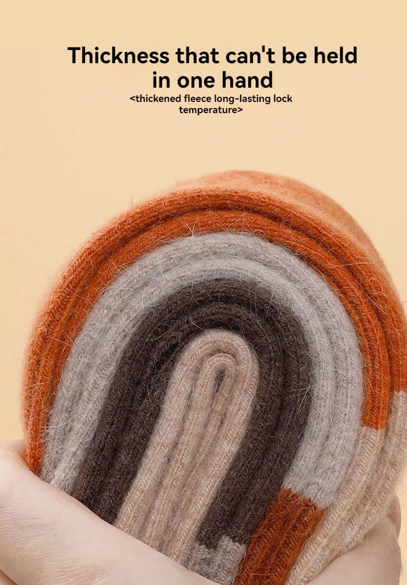 Socks Girl Wool Child Keep Warm Baby Girls Children's Winter