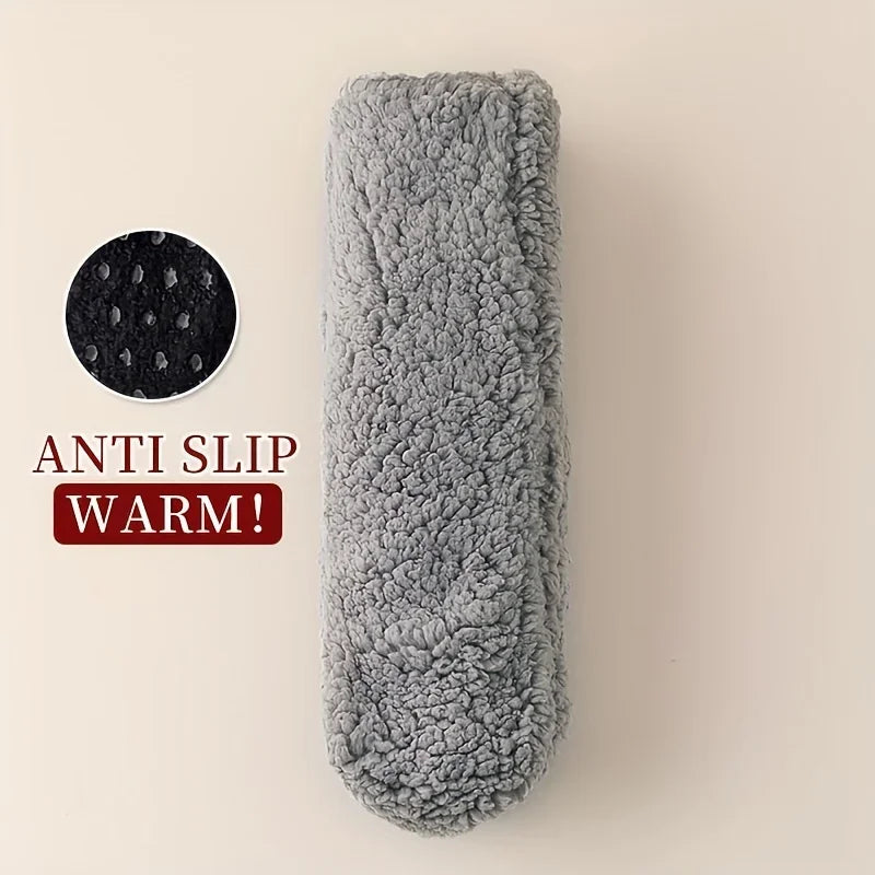 CZHIYAO Winter Velvet Socks with Super Thick Insulation, Anti-Slip