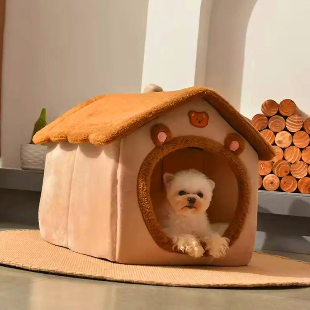 Thickened Pet Warm House Cat And Dog House Winter Warm Universal