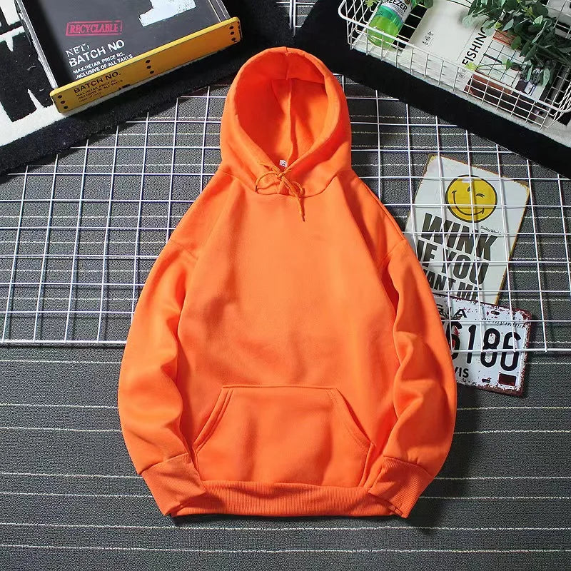 Blank Fleece Fashion Hoodies Men Pull Over Wholesale Hooded