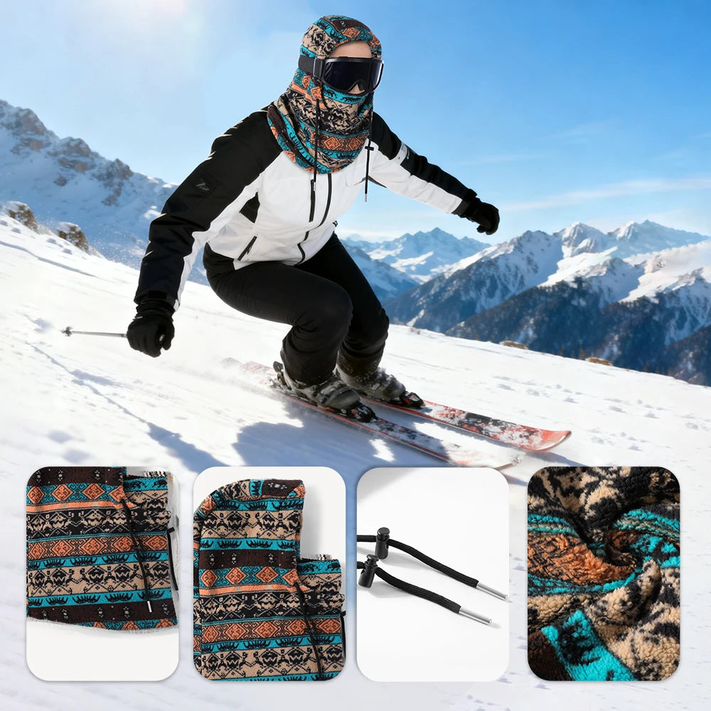 Winter Hat Cold Weather Face Cover Balaclava Hood Caps Outdoor