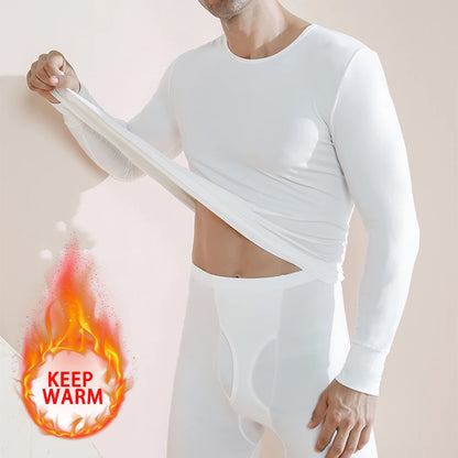Long Johns Thermal Underwear Set for Men Fleece Lined Base