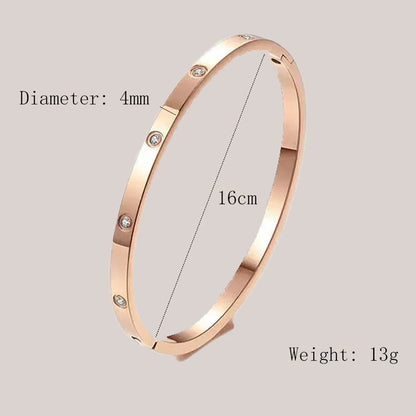 Stainless Steel Cuff Bracelets Bangles For Women Fashion
