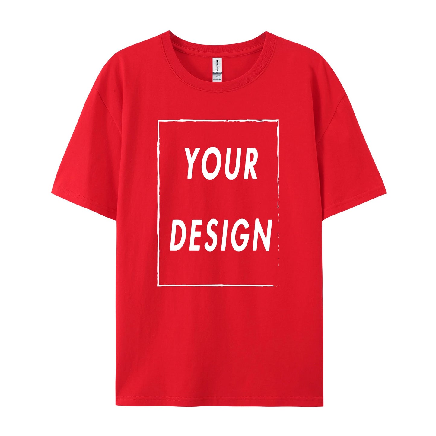 Custom Women Men Customised Printed 100% Cotton Short