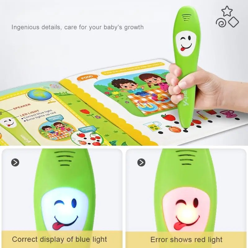 Learning Machine Voice Sound Book For Kids Educational Toy