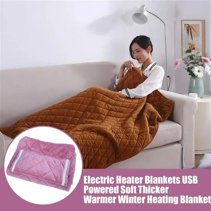 Electric Heater Blankets USB Powered Cordless Heated Blanket