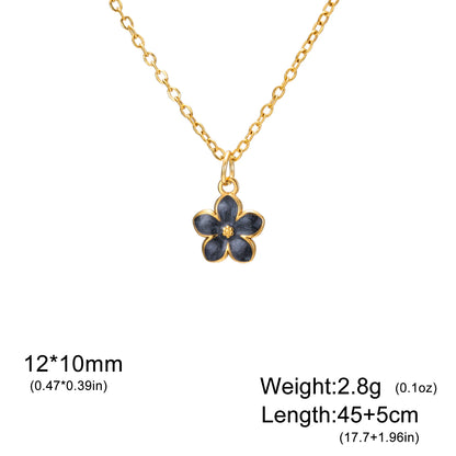 Cazador Plumeria Daisy Mini Flower Necklaces for Women