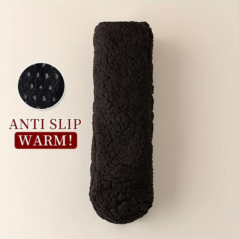 CZHIYAO Winter Velvet Socks with Super Thick Insulation, Anti-Slip