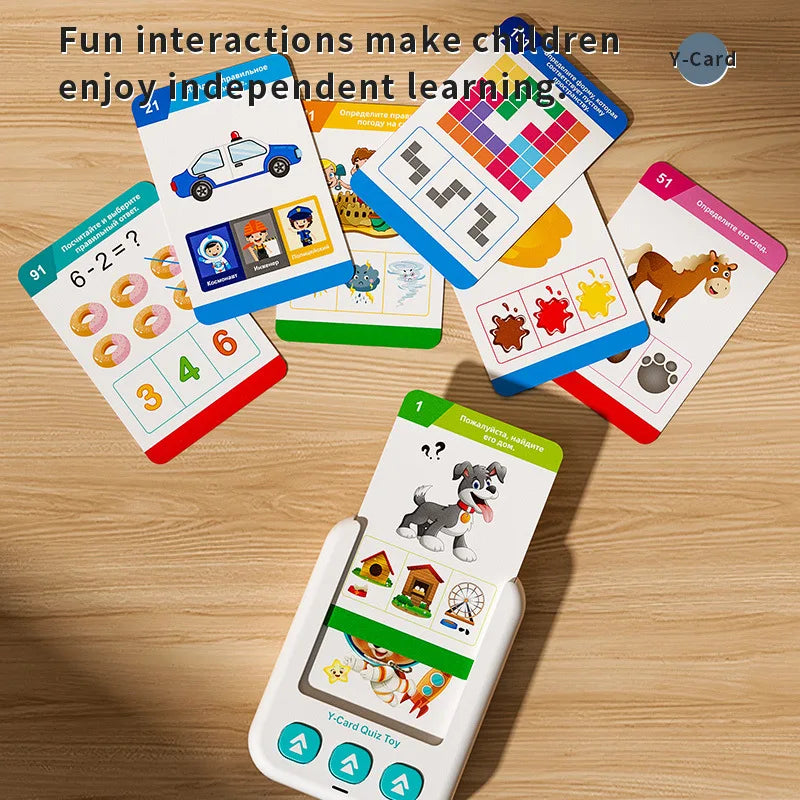 Children's Early Learning English Plug-in Cards Cognitive Voice