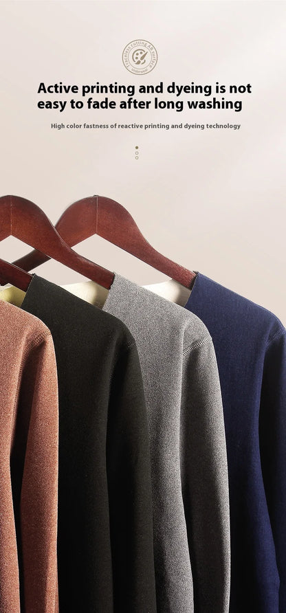 Men Double-Sided Non-marking Heating Thermal Underwear