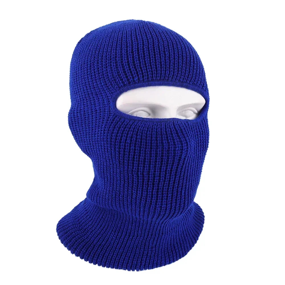 Winter Knitted Full Beanies Balaclava Hat Outdoors Men Women