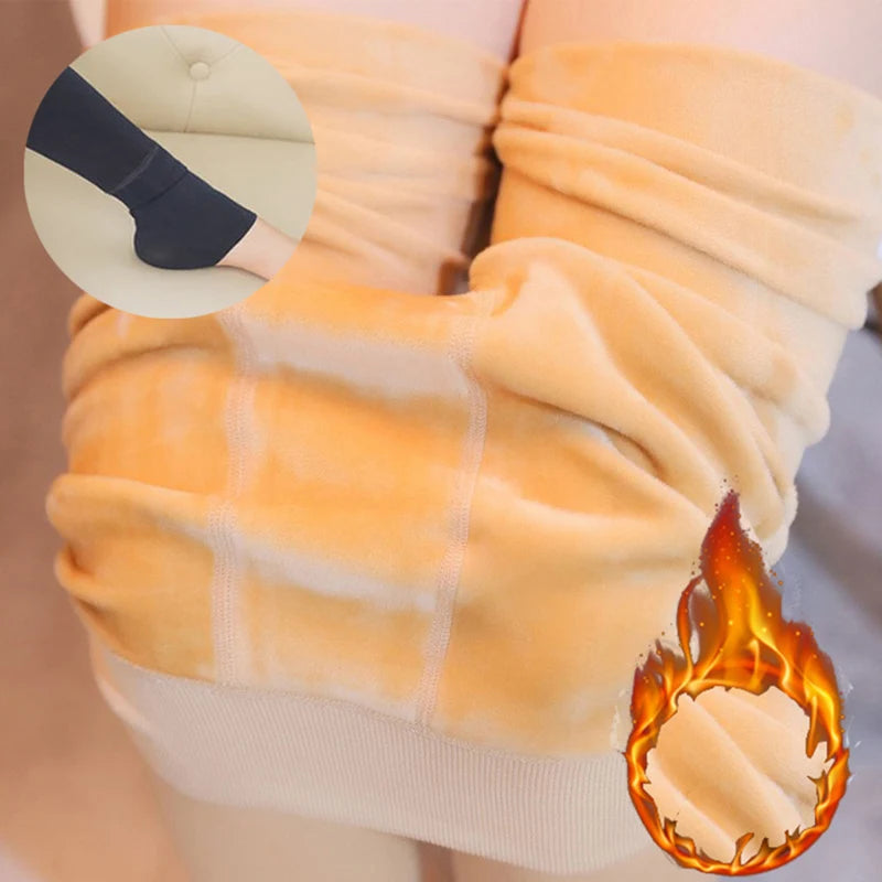 Women Thermal Leggings Winter Warm Skinny Comfortable