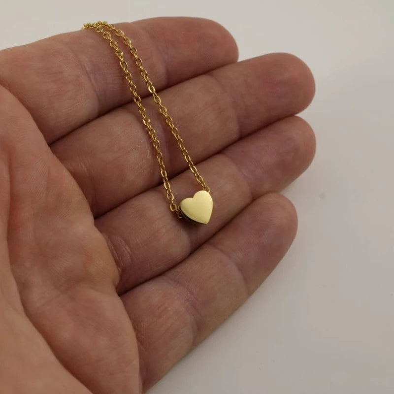 Stainless Steel Necklaces Heart Pendant Necklace For Women