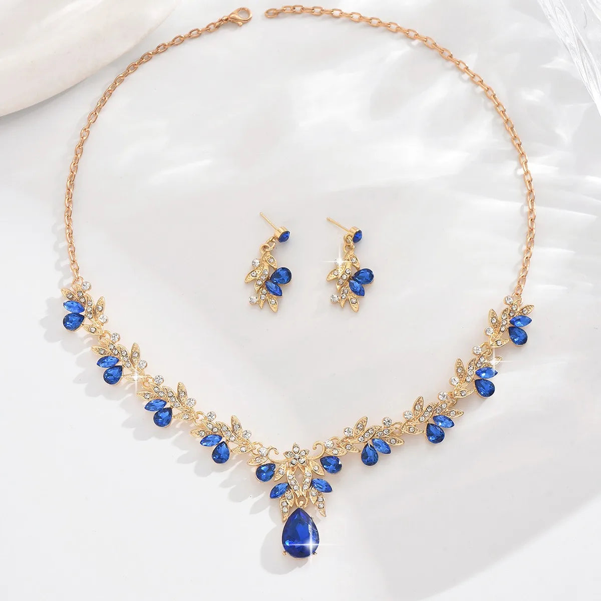 Fashion Necklace Sets for Women Waterdrop Collar Choker Necklace